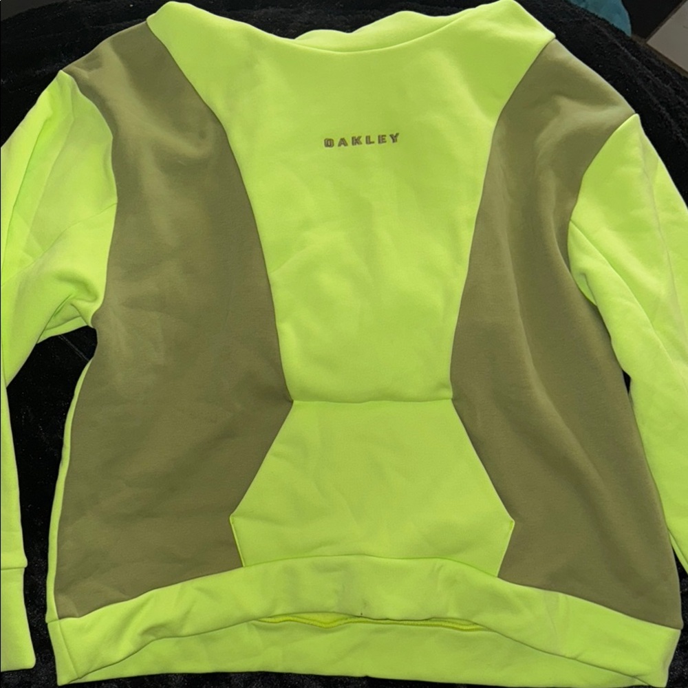 Oakley Bright Lime and Olive Sweatshirt